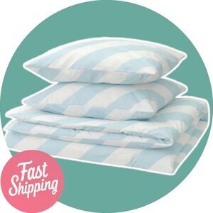 NWT - IKEA Slojsilja King Duvet Cover and 2 pillowcases set